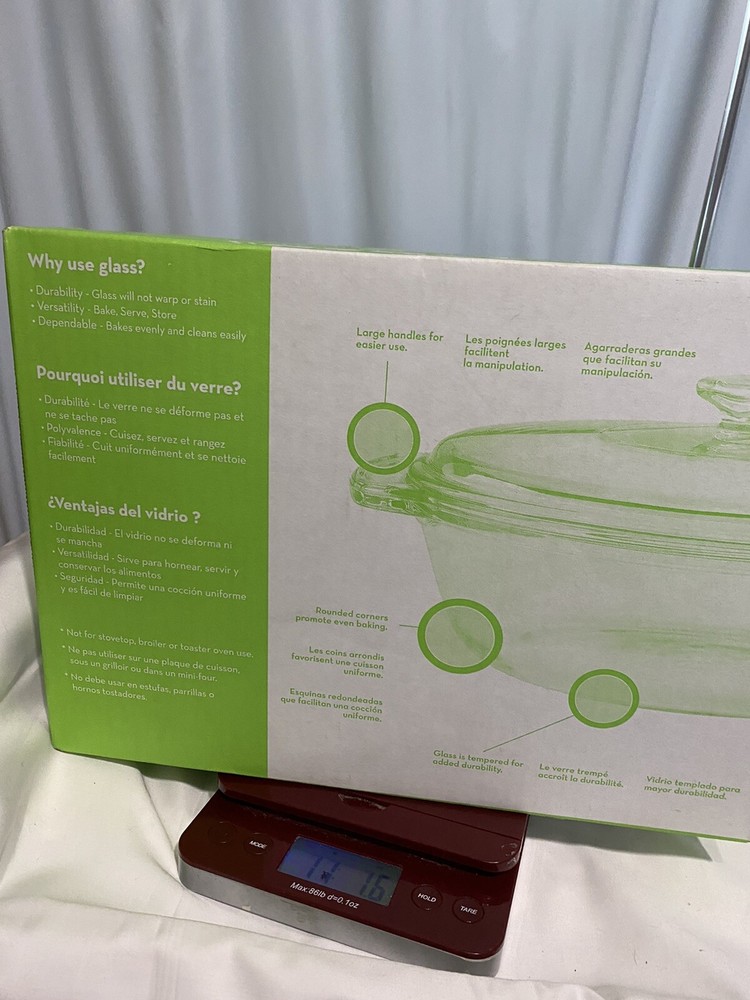 Kitchen Classics 195-92216LIB Tempered Glass Bake Set, 8-Pc.