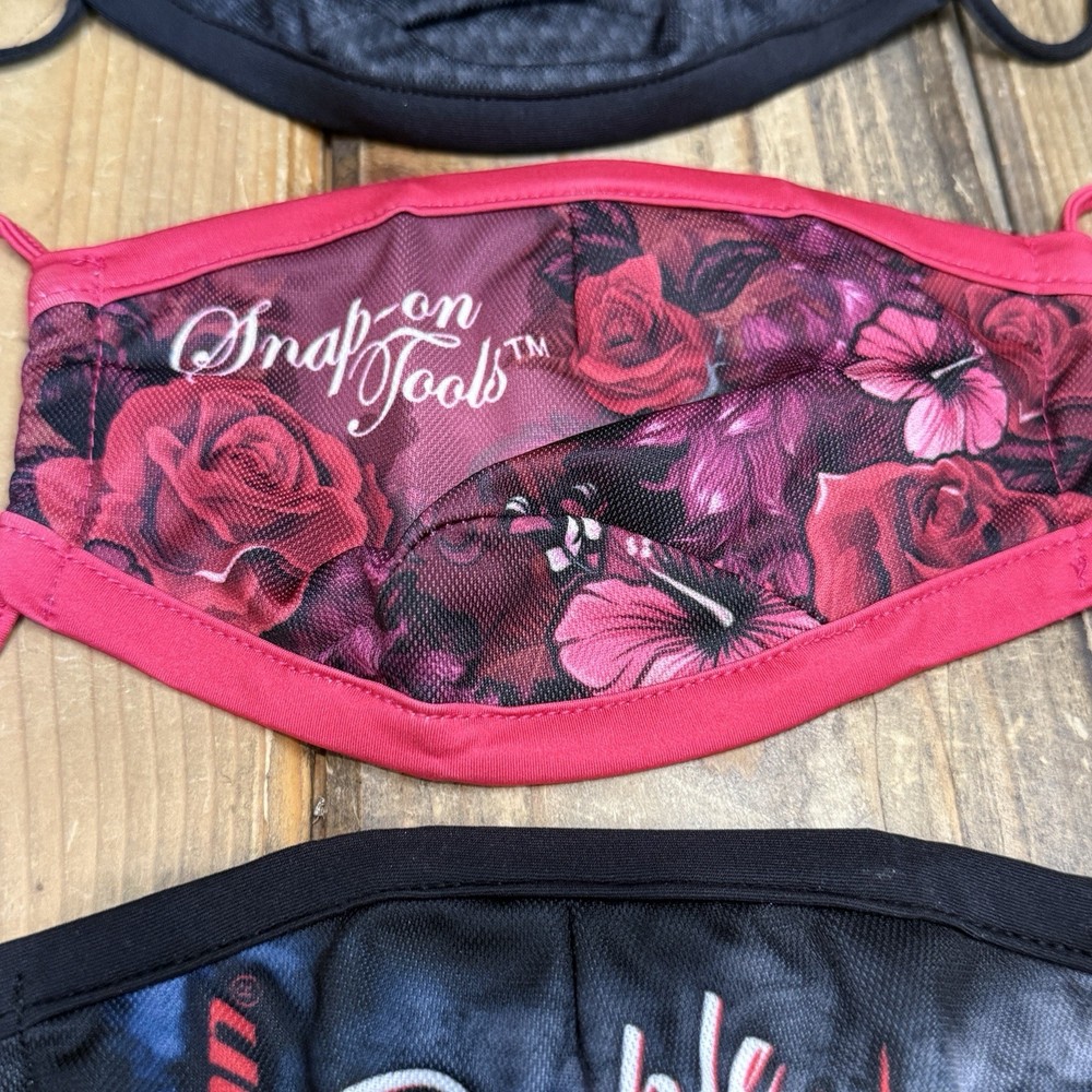 SNAP ON TOOLS CHOKO BRAND COURTESY PROTECTIVE FACE MASK 3 PACK BUNDLE