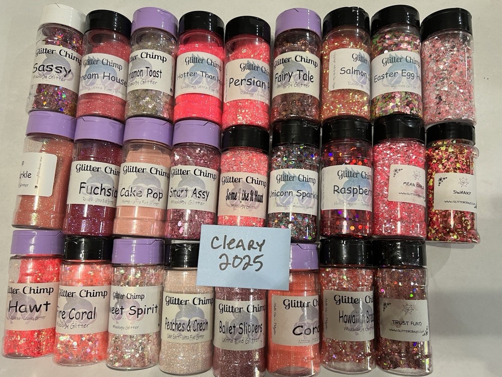 199 Bottles Mostly Glitter Chimp Glitter