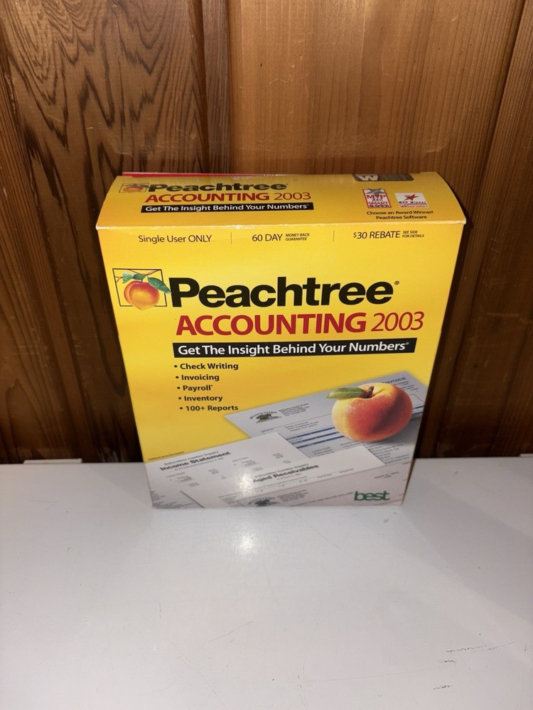 Sage Peachtree Accounting 2003 For Windows PC