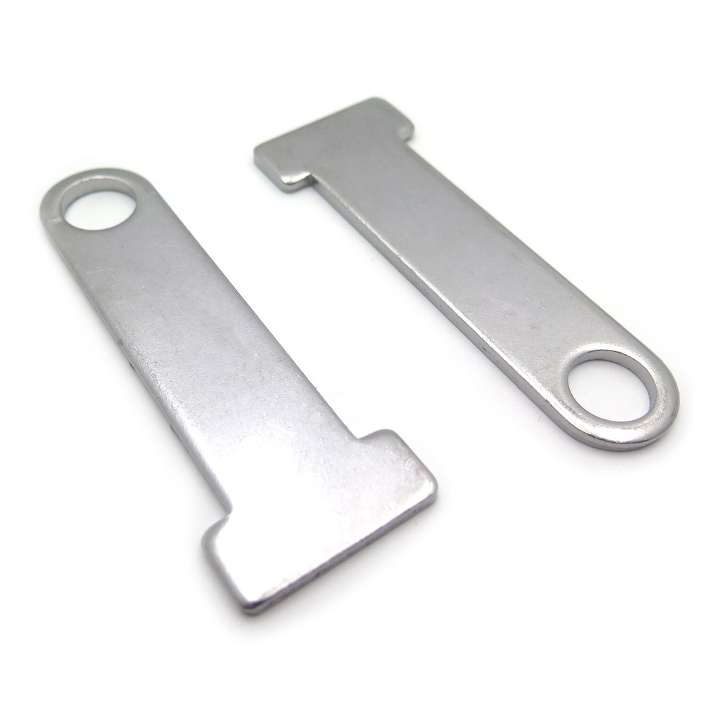 2x Universal Motorcycle Helmet Strap D-Ring Steel Lock Extensions Scooter Biker