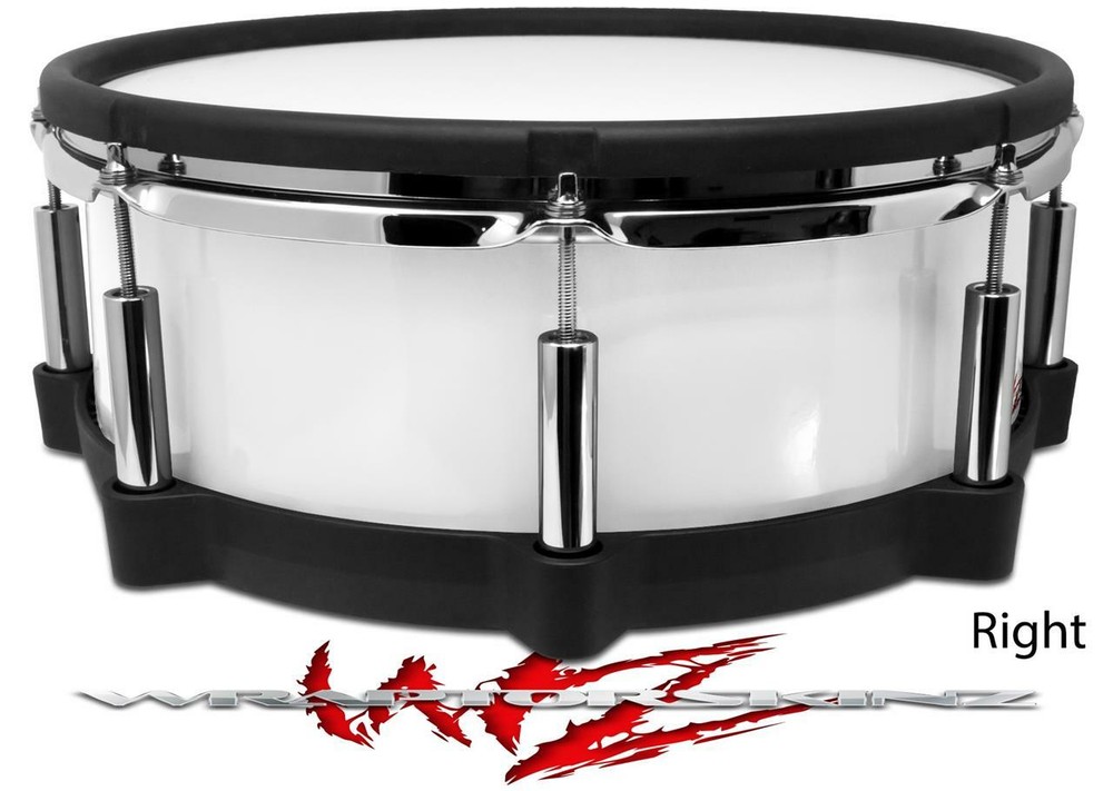 Wrap for Roland vDrum Shell PD140 Solids Collection White