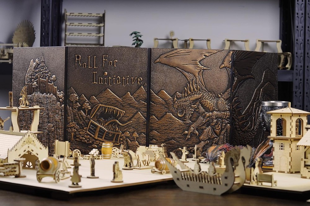 Dungeons and Dragons Leather Screen