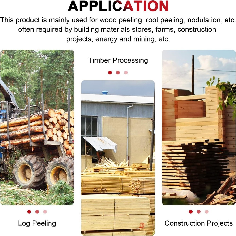 High-Precision Log Peeler: Enhance Chainsaws for Professional Timber Work