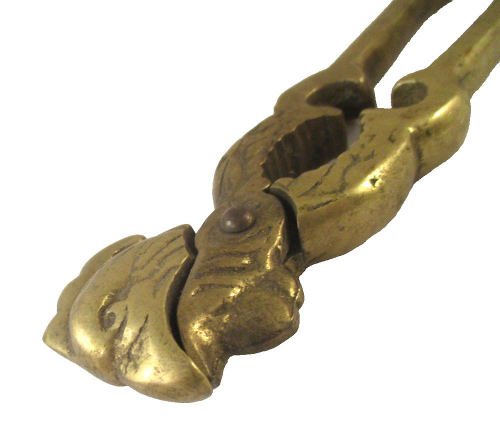 Vintage SOLID BRASS PARROT NUT CRACKER