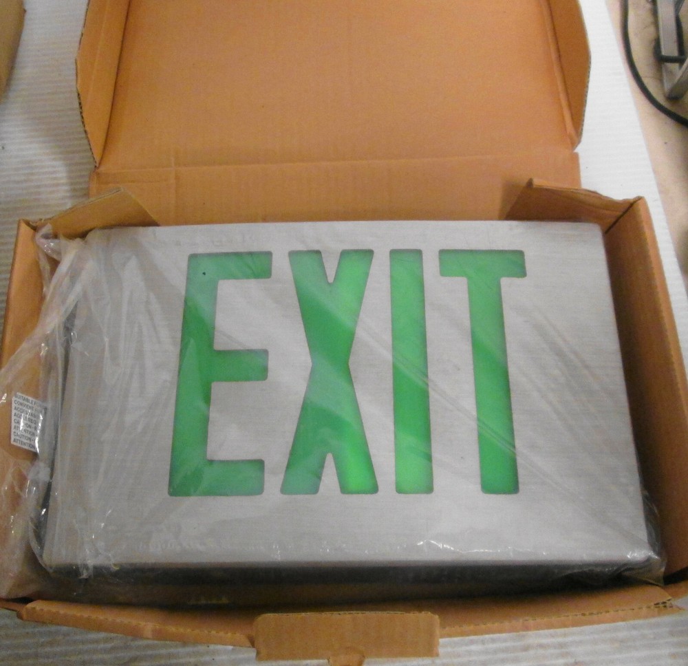 Brilliant KAU1GBAEMSD Exit Sign Green
