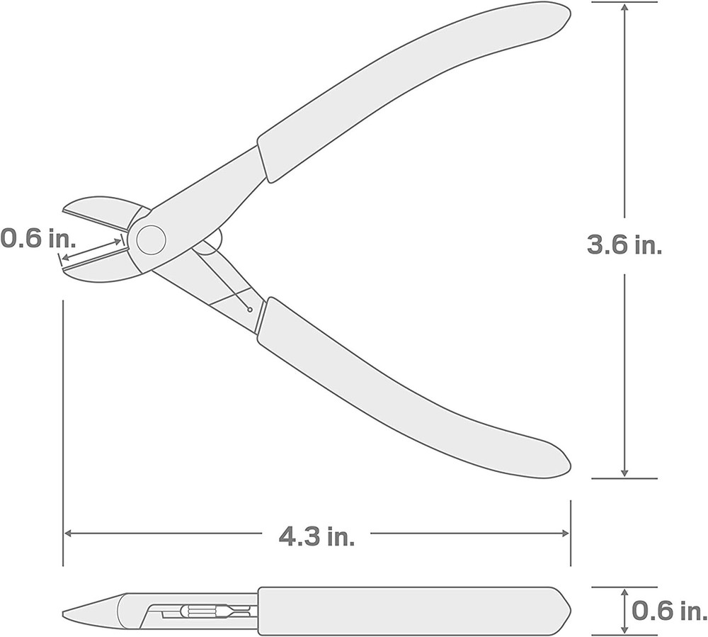 TEKTON Mini Diagonal Cutting Pliers | PMN54001