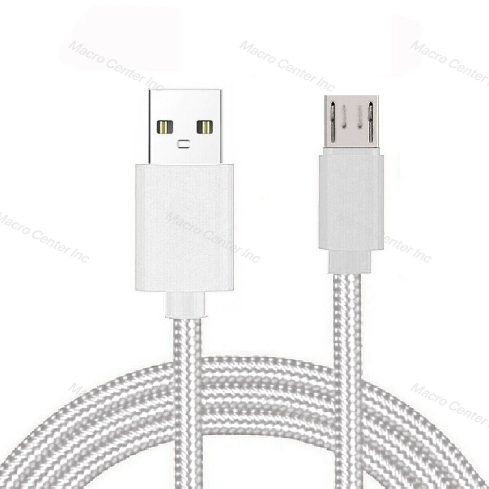 3/6/10Ft Micro USB Fast Charger Data Sync Cable Cord Samsung LG HTC Android