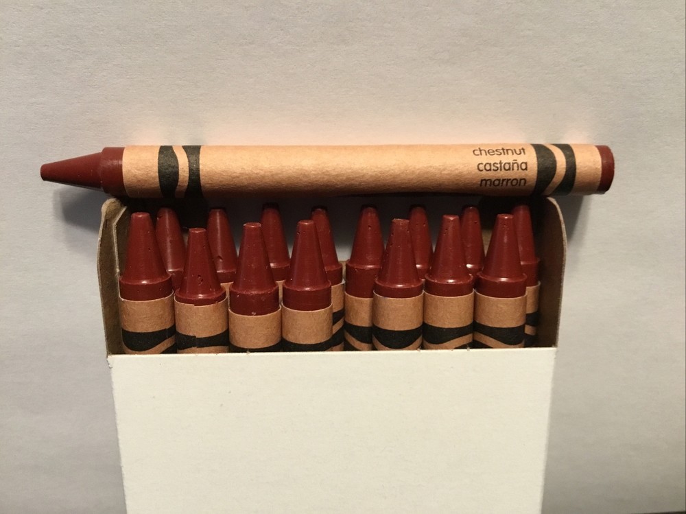 (16) Crayola Crayons (chestnut) BULK