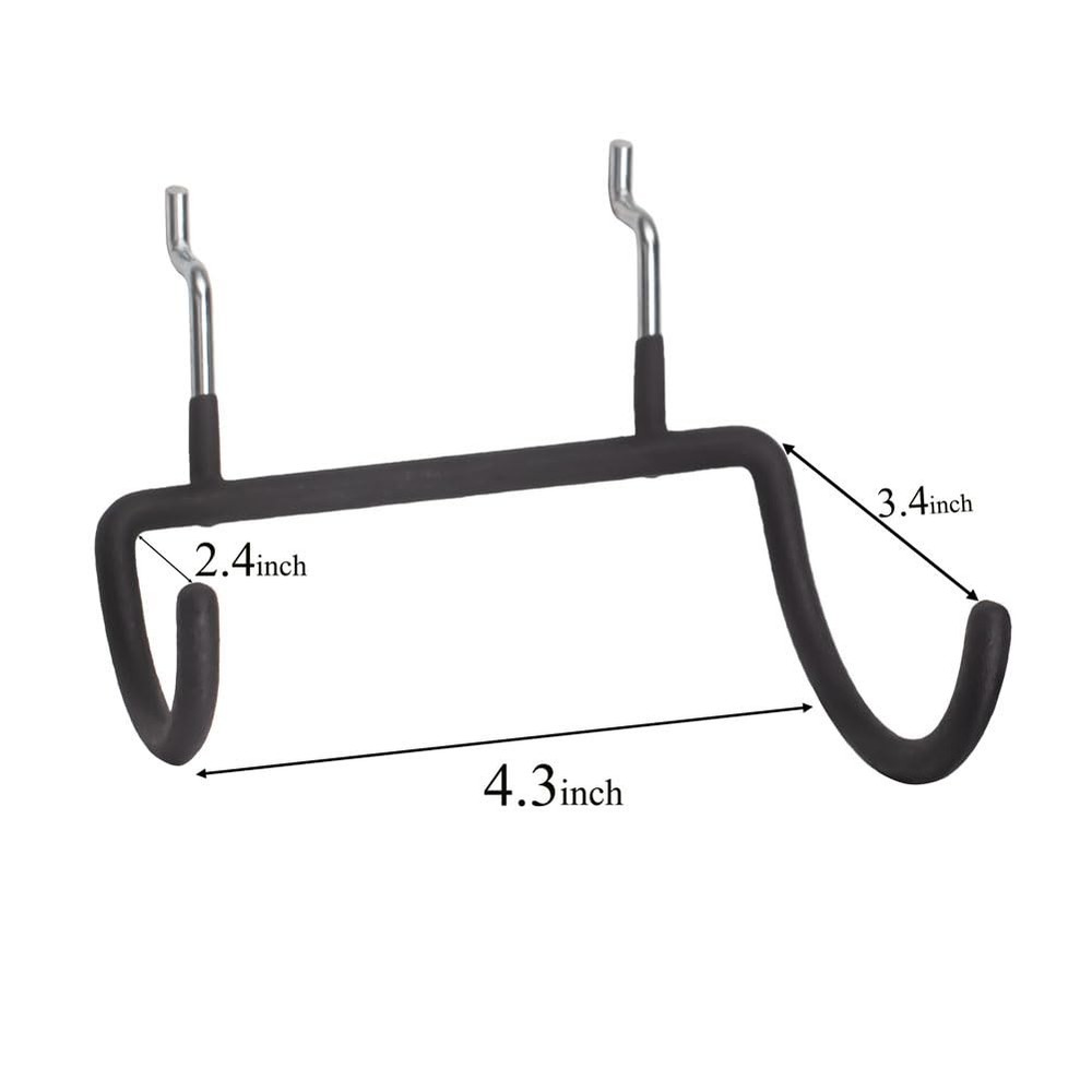 10 Pcs Heavy Duty Pegboard Drill Holder Power Tool Holder Pegboard Hooks with...