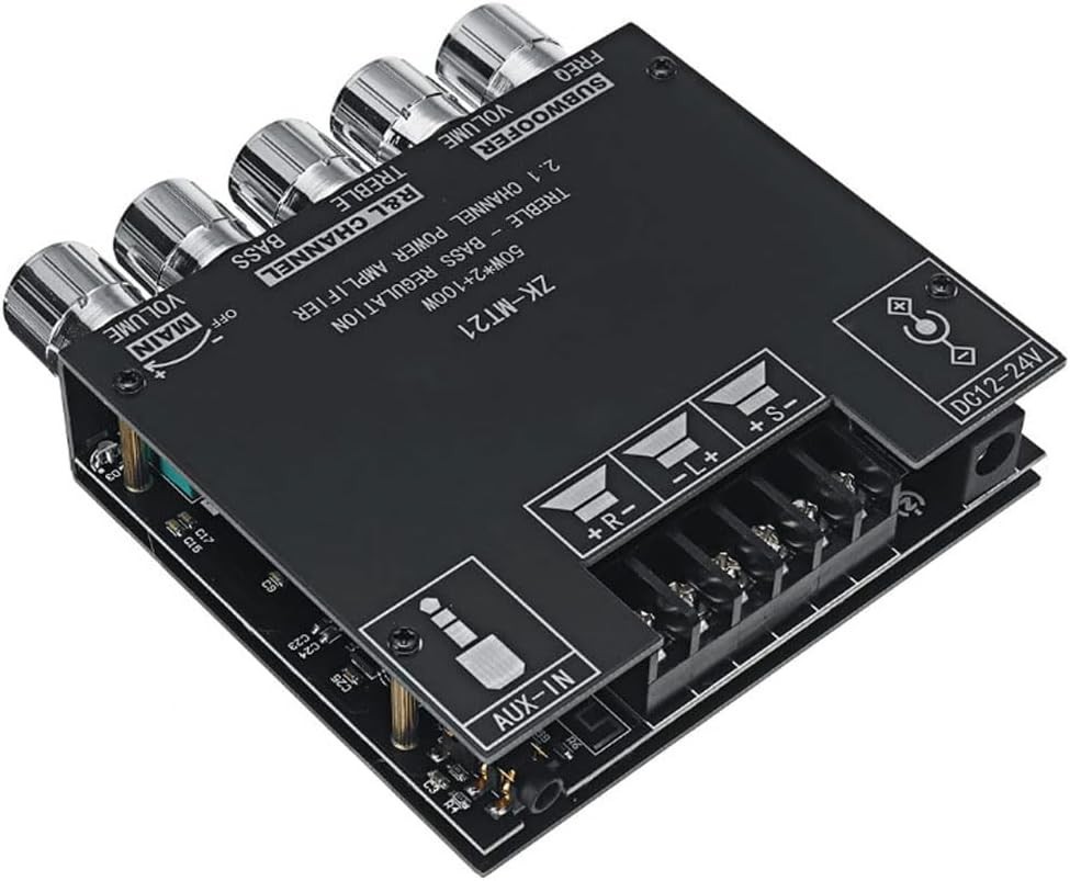 ZK-MT21 Mini Bluetooth Amplifier Module with 200W Output - Compact & Efficient