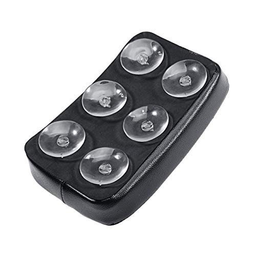 Motorcycle Seat Rectangular Passenger Pad Seat 6 Suction Cup for Motorcycle