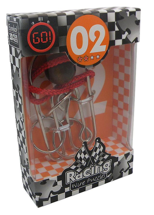 Racing Wire No. 2 - String Brainteaser Metal Puzzle