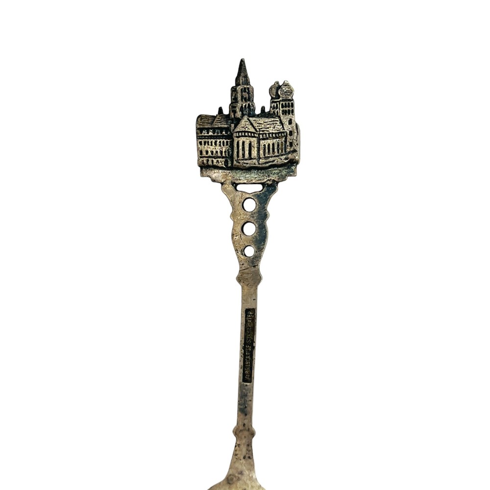 Vintage Versilbert Munchen Silver Plated Souvenir Spoon with Stein