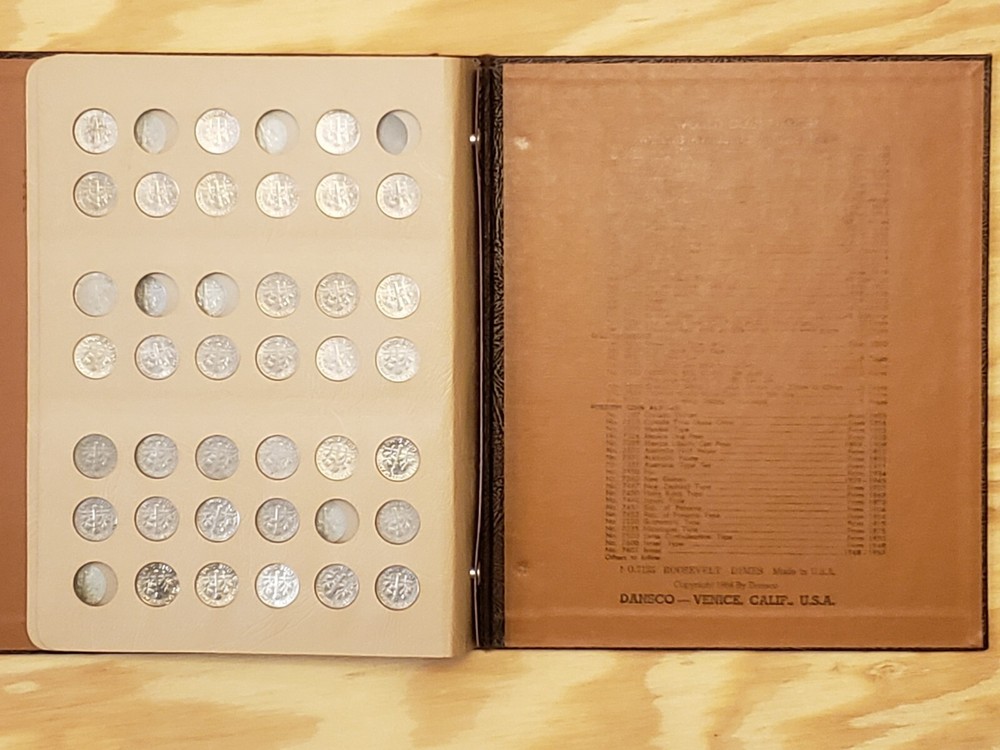 Dansco Roosevelt Dime Album 1946-1982