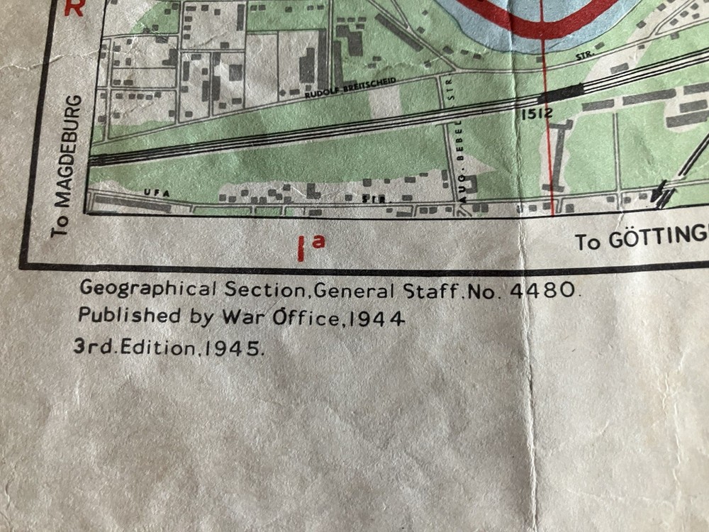 Allied Central Interpretation Unit War Map Germany Sheet 3 (SW) 1945