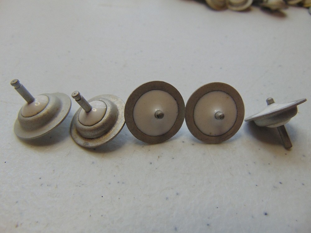 5 unused  vintage ceramic feedthrough for WW2 military radio