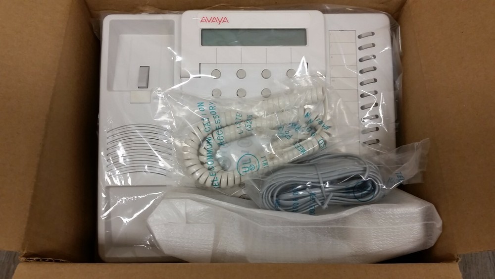*REFURB* Avaya 6424D+ White office display phone ^^^