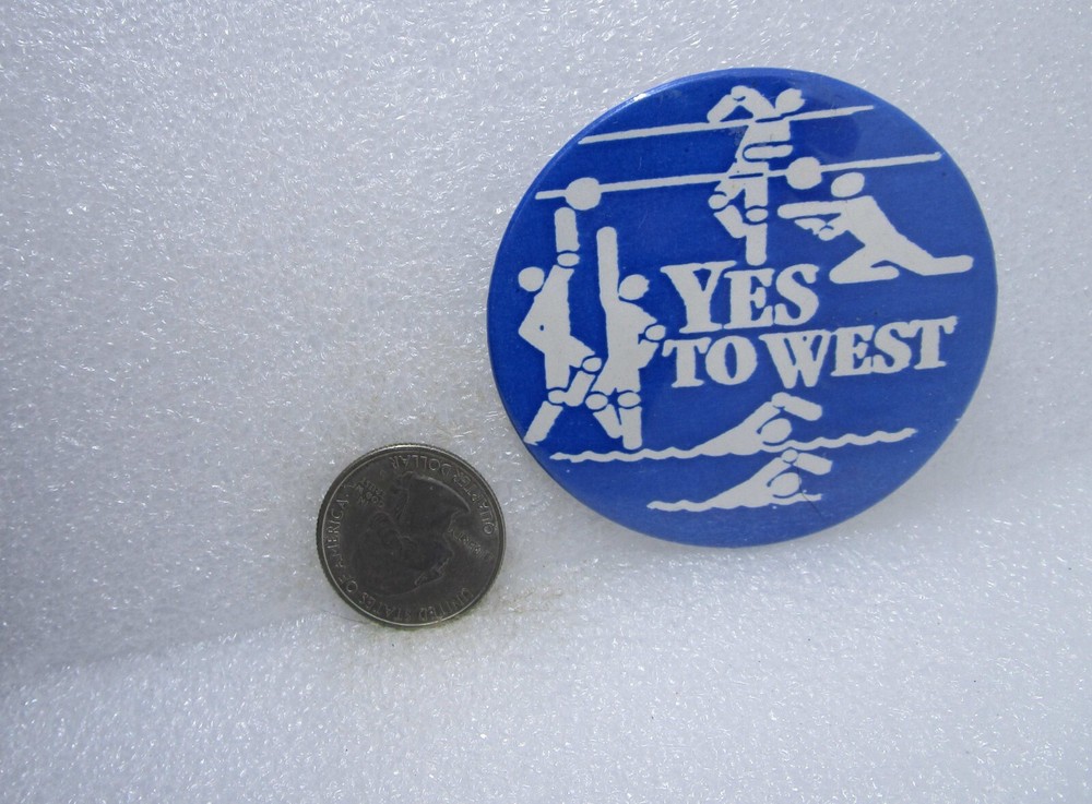 Yes To West Button Pin