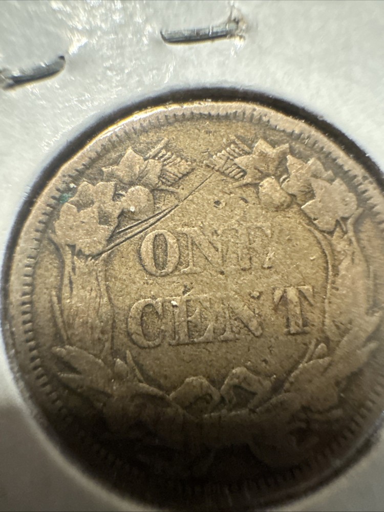 185 Fly Eagle Small Cent Error With Missing Letter In Date