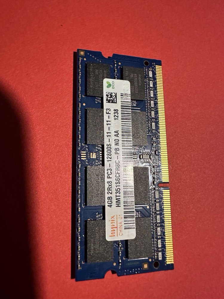 laptop memory ram hynix 4gb 2rx8 pc3-12800