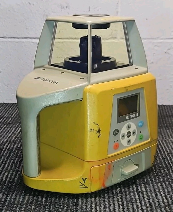 Topcon RL-100 1S Rotating Laser with Case and Accessories