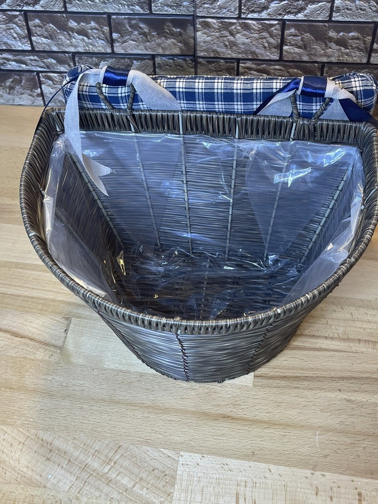 Weather ￼Resistant Bicycle Front Wicker Woven Basket, Handlebar Storage Basket