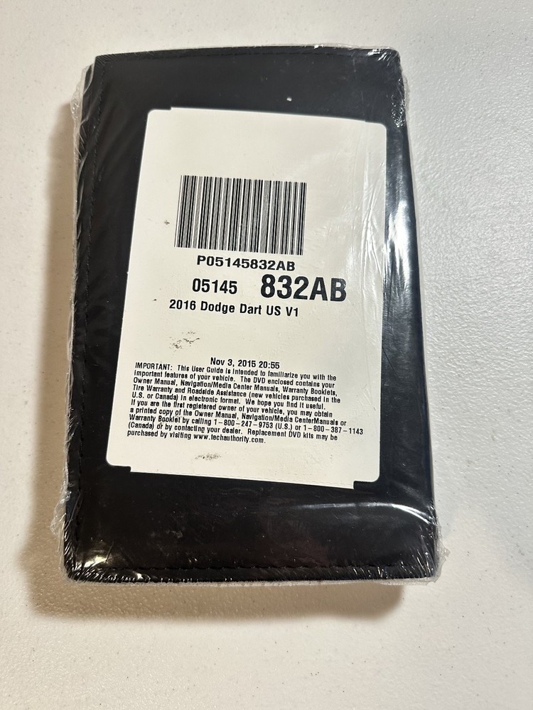 2016 Dodge Dart Owners Manual Set