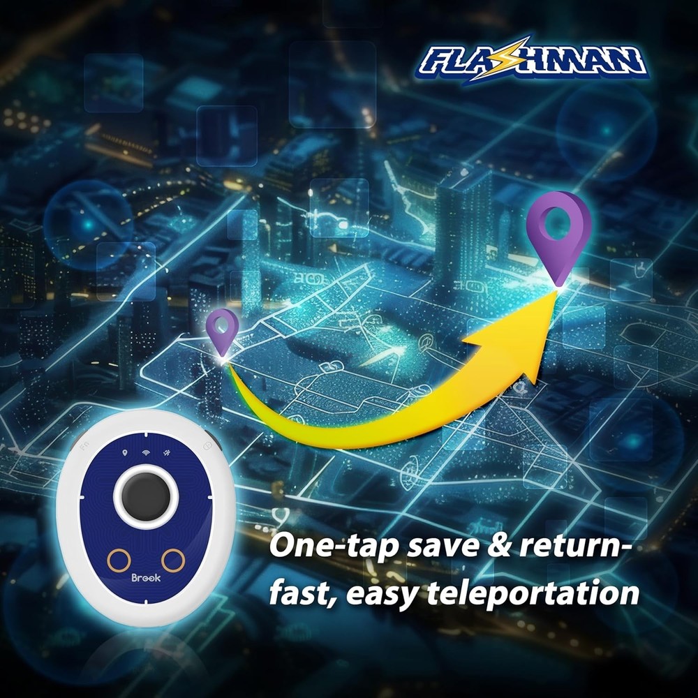 Brook Flashman Virtual GPS Joystick for iPhone,Bluetooth Location Controller V26