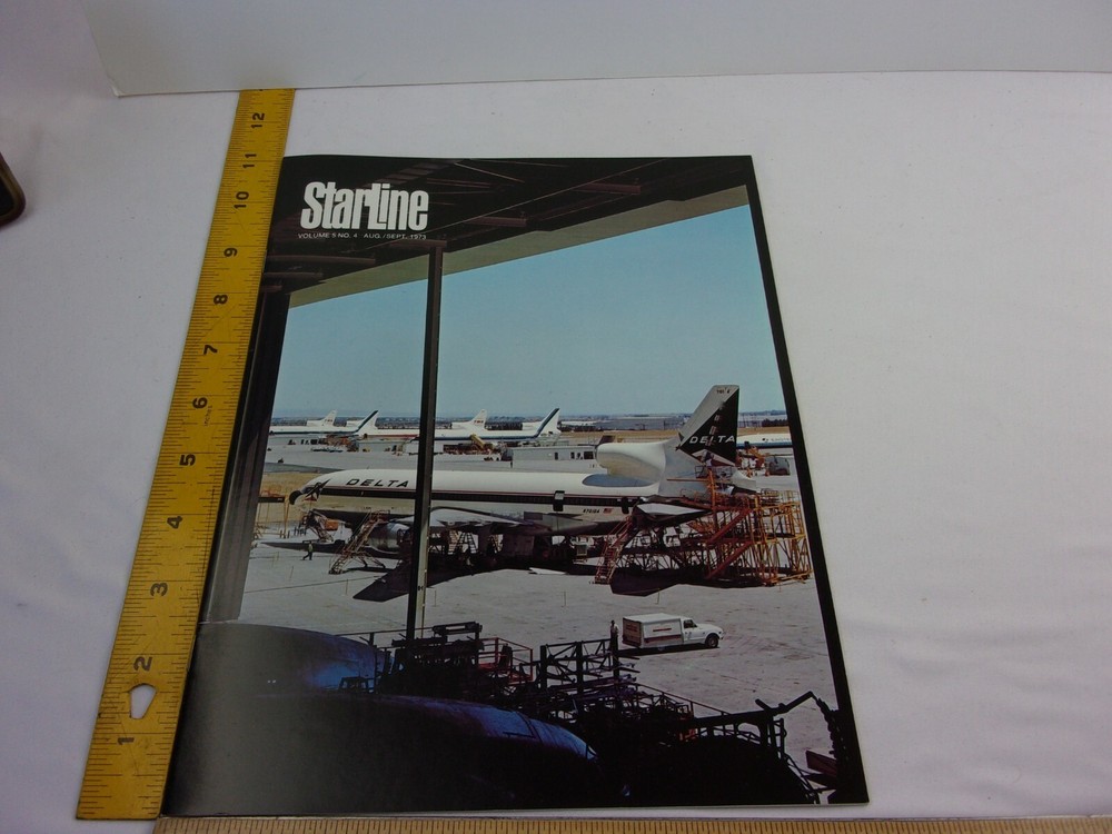 1973 Lockheed CA airplanes TriStar Constellation company magazine Delta