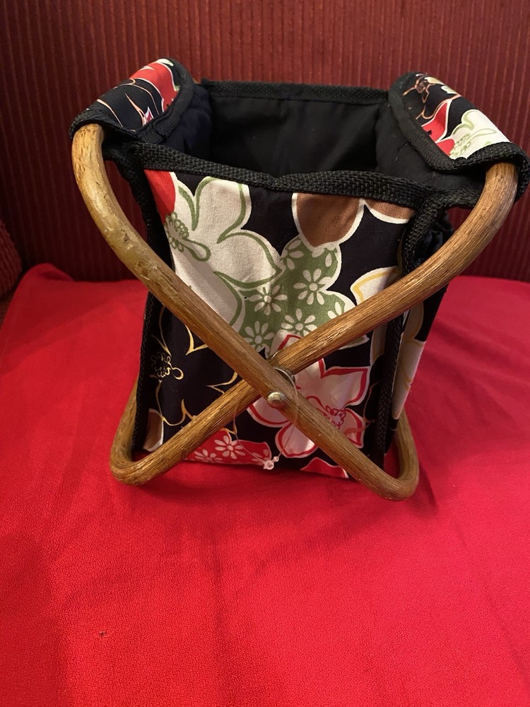 Mini Folding Knitting Craft Tote