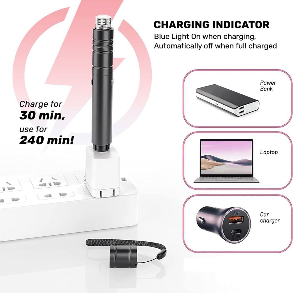 Red Laser Pointer USB Charging Office Teaching Flashlight Laser Pointer Cat T...