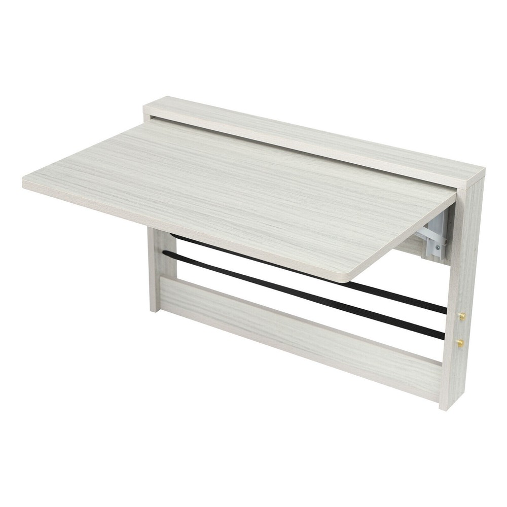 Folding Wall Table, Fold Down Table Wall Mounted, Round Corners Folding Table.