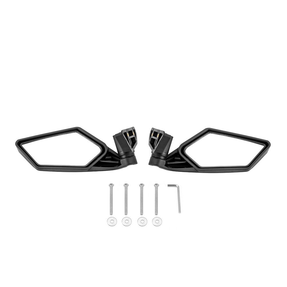 Rear Side View Mirrors w/Automatic Reset Function For Can Am Maverick X3/X3 Max