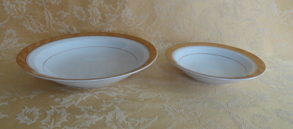 7Pcs Imperial Deluxe Sango Fine China Cleopatra Pattern Dinner Place Setting