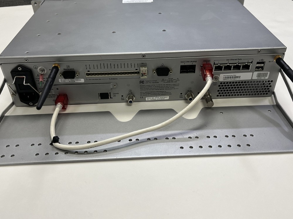 KVH tracphone V11 IP Includes Below Decks Unit and Mounting Hardware, Working