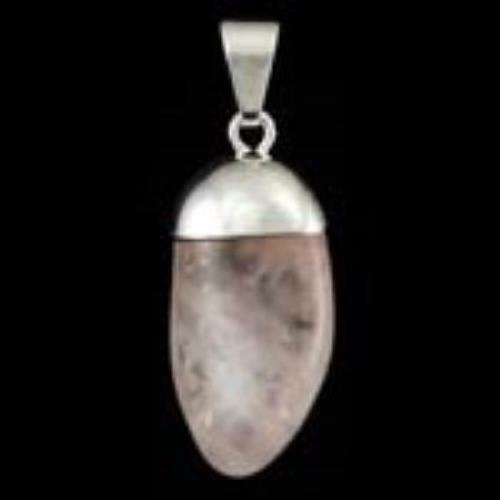 Rose Quartz Tumbled Pendant