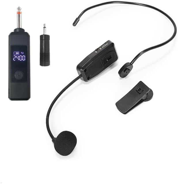 Wireless Saxophone Microphone System, Clip on Instrument Suitable...