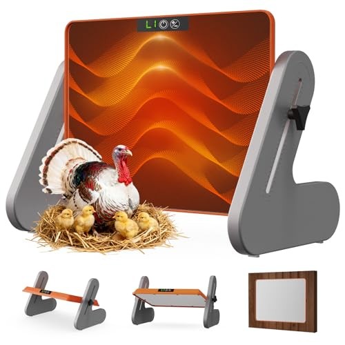 Brooder Heater for Chicks, Chicken Heating Brooder Plate with 3 Adjustable