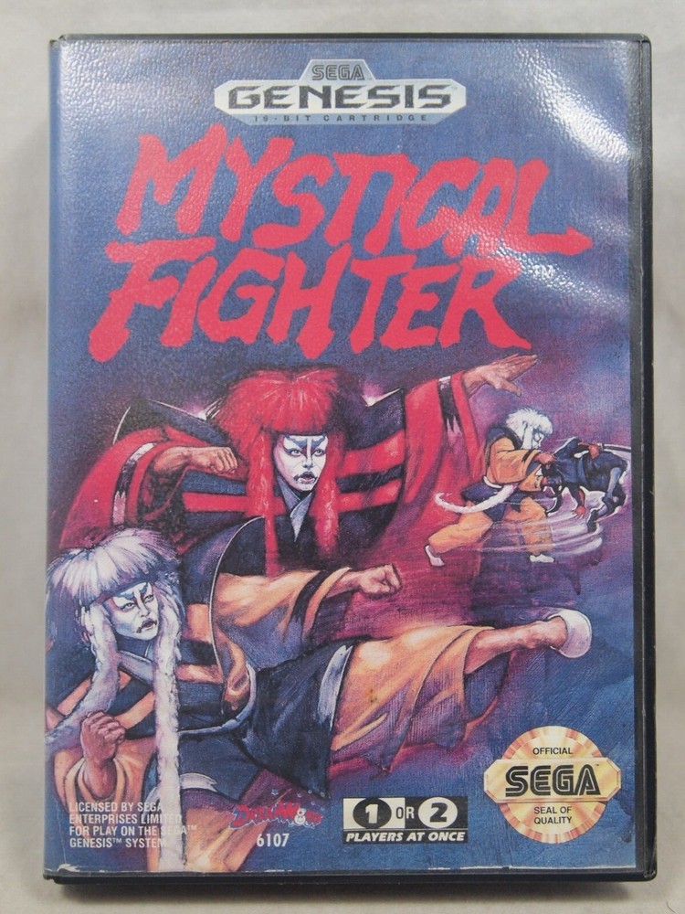 Mystical Fighter Case (SEGA Genesis) Authentic BOX ONLY
