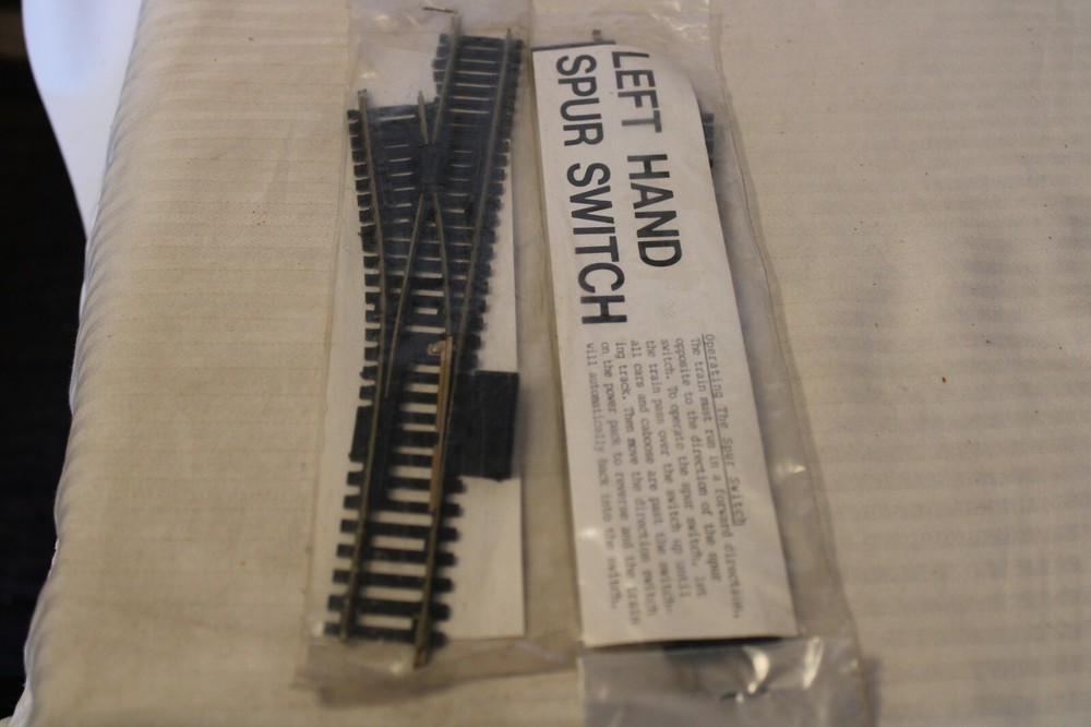 HO Scale AHM, Brass Left Hand Spur Switch, BNOS