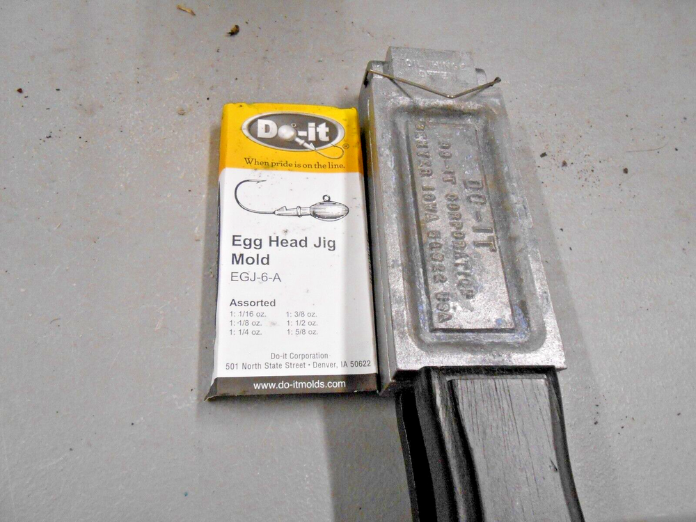 3330 DO-IT Egg Head Jig Mold 1/16 - 5/8 oz