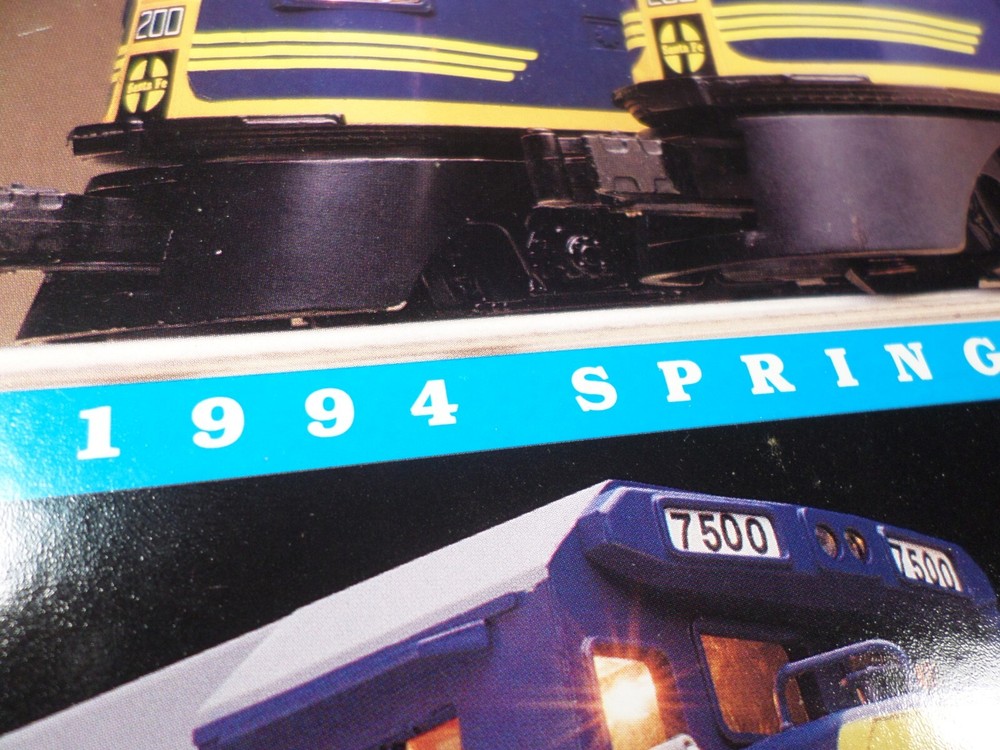 LIONEL 1993 STOCKING STUFFERS 1994 Spring Releases Catalog