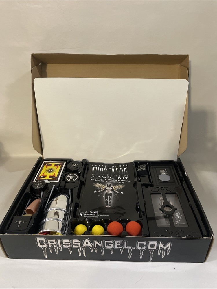 Criss Angel Mindfreak - Platinum Magic Kit - Some Wear & Missing DVD
