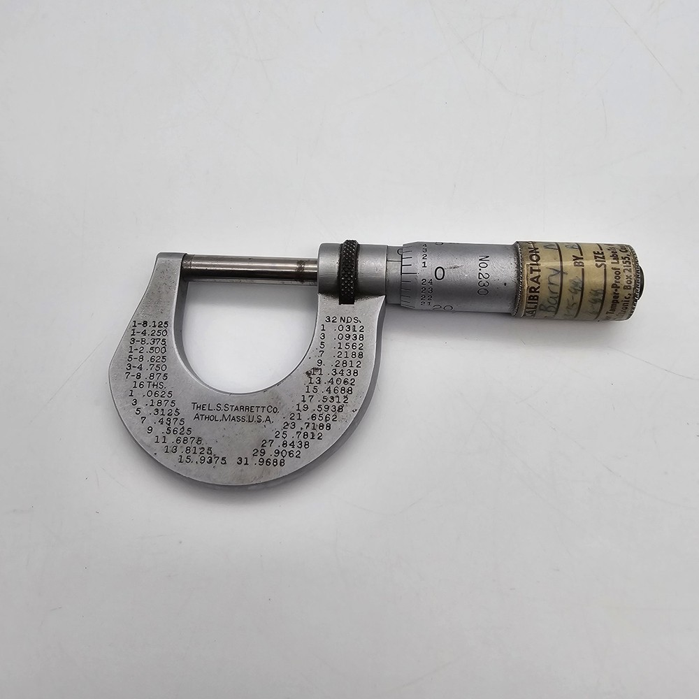 Starrett No. 230 Micrometer