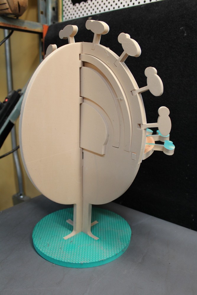 Vintage Foam Virus Education model