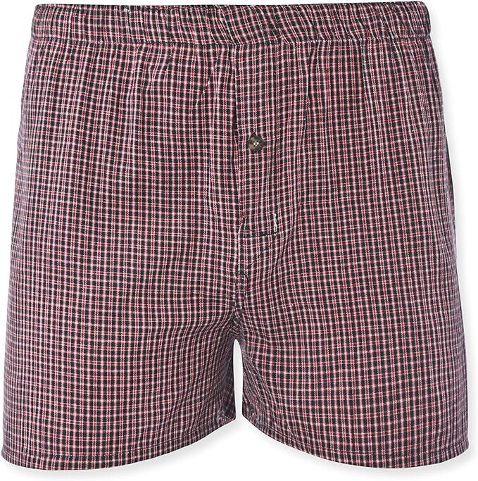 JAKE & CO. Men's Multi-Pack Woven Boxers, Assorted 10-PK