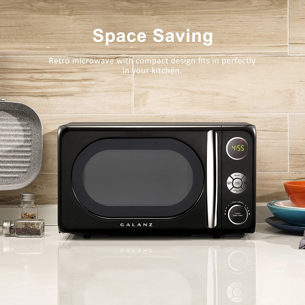 Microwave Oven 0.7 cu ft, LED Lighting, Pull Handle, Child Lock - GLCMKA07B