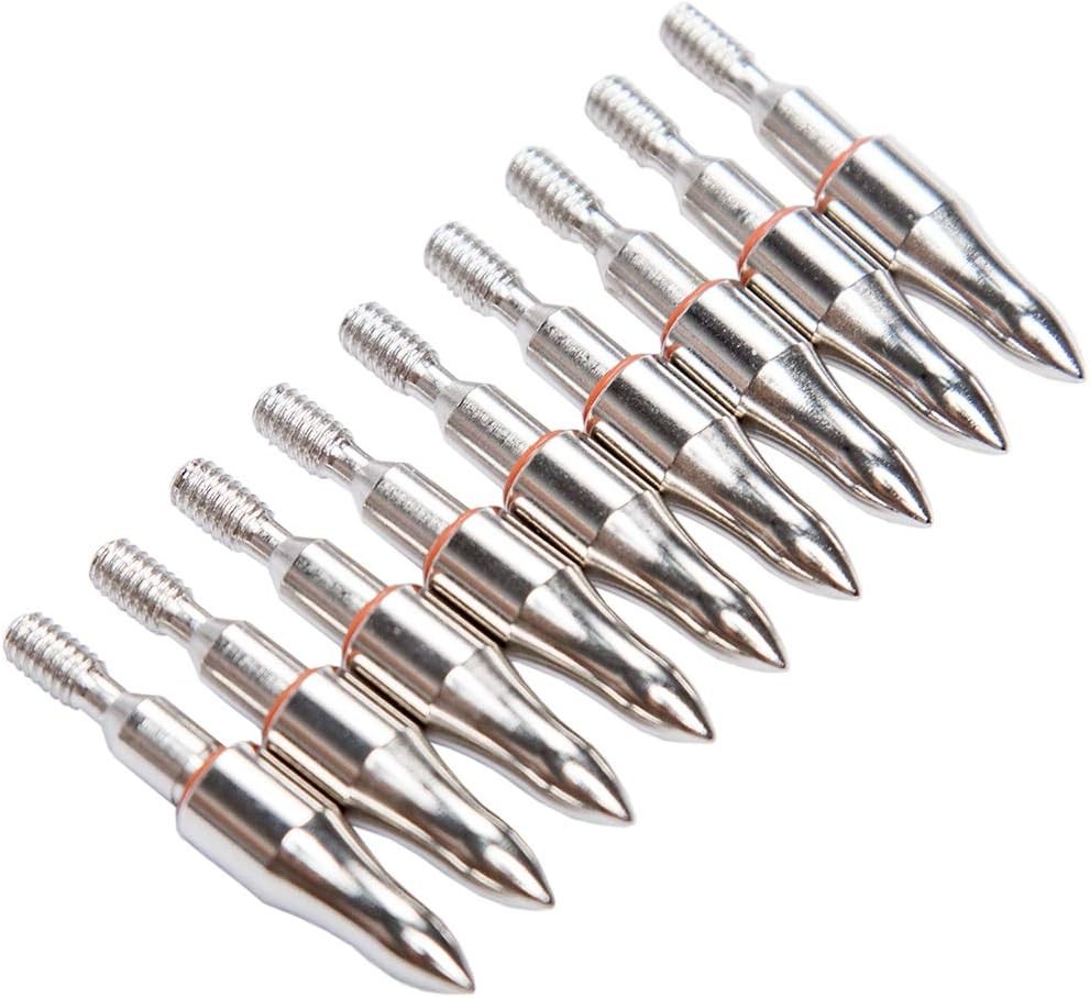 Archery 100 Grain Field 19/64" Arrow Points Tips Target and Sharp, Sharp