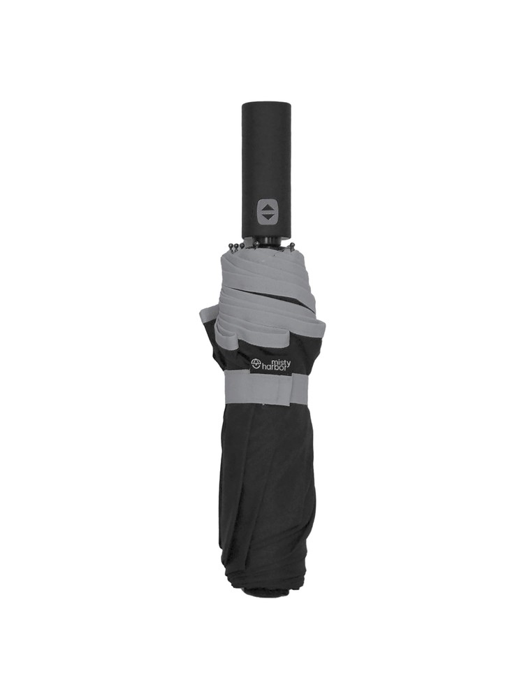 Misty Harbor 42" Automatic Open Rain Umbrella, Raindrops